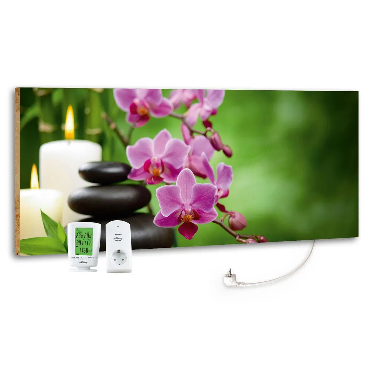 Design-Heizkörper Relax mit Thermostat 40 x 100 cm