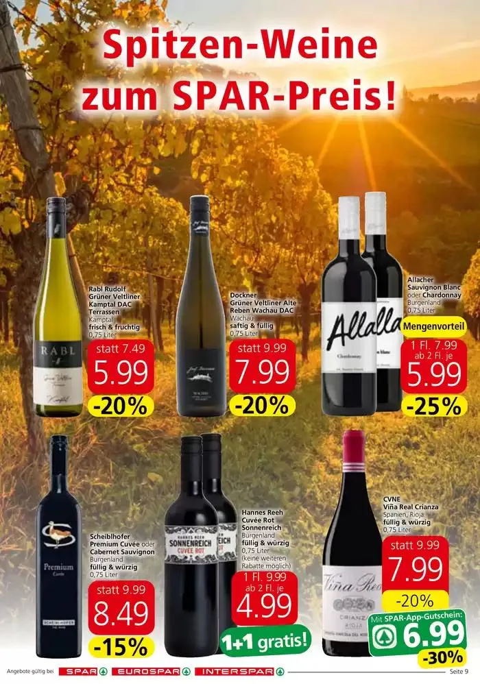 Spar flugblatt von 2. Oktober bis 16. Oktober 2024 - Flugblätt seite 9