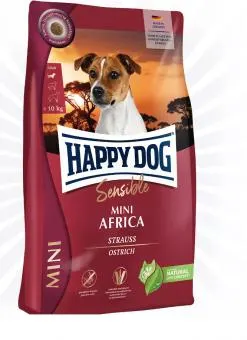 HAPPY DOG Sensible Mini Africa mit Strauß 300 g