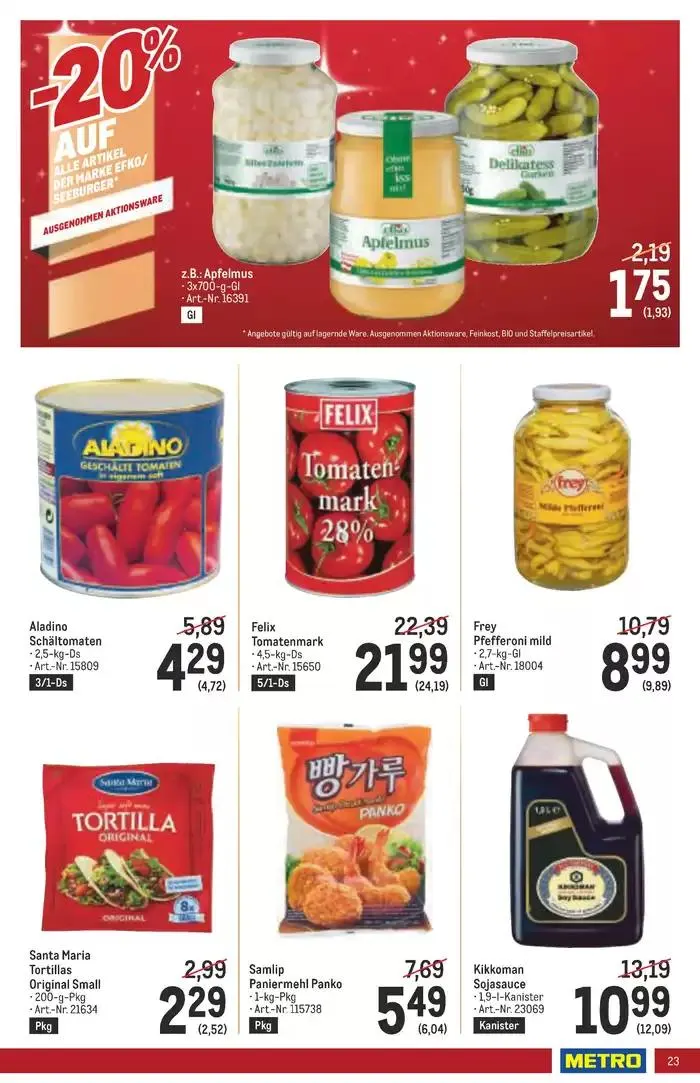 Unsere besten Deals für Sie von 28. November bis 11. Dezember 2024 - Flugblätt seite  23