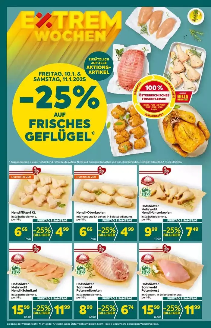 BILLA PLUS Wien von 9. Jänner bis 15. Jänner 2025 - Flugblätt seite 2