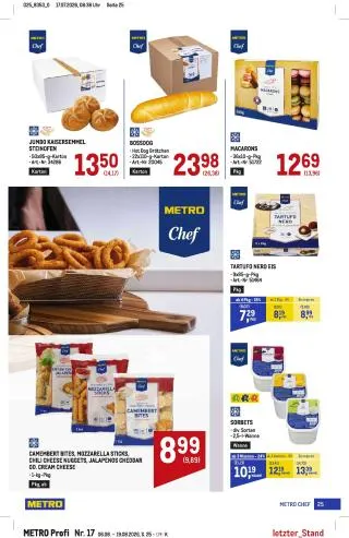 METRO Flugblatt - Profi von 6. August bis 19. August 2026 - Flugblätt seite  25