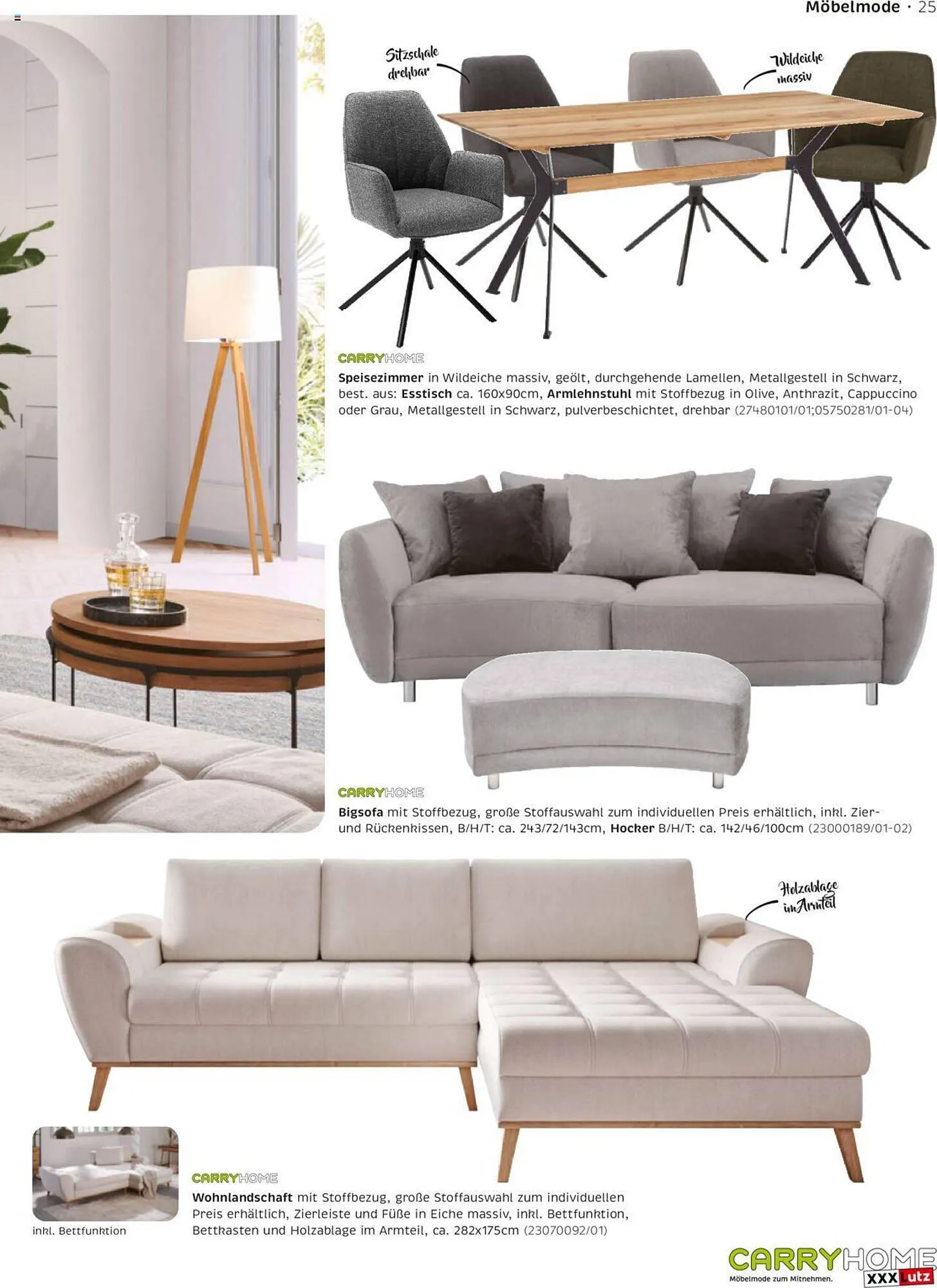 XXXLutz Flugblatt von 5. Juli bis 31. Mai 2024 - Flugblätt seite 25