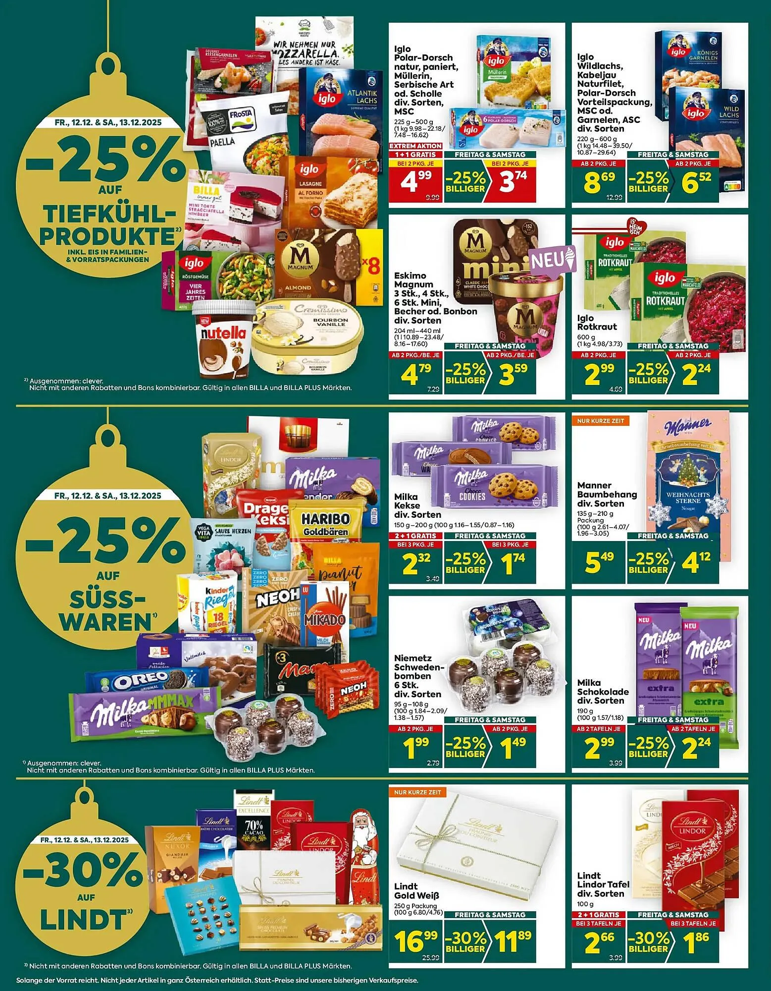 Billa Flugblatt von 11. Dezember bis 17. Dezember 2025 - Flugblätt seite 2