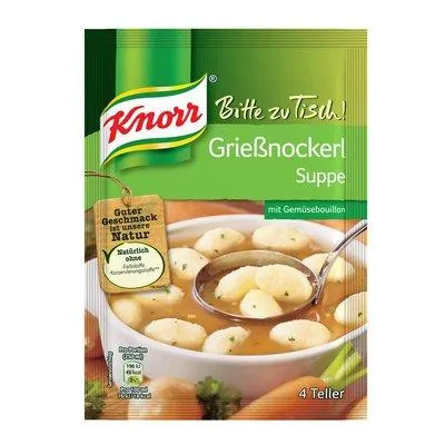 Knorr Bitte zu Tisch Grießnockerlsuppe