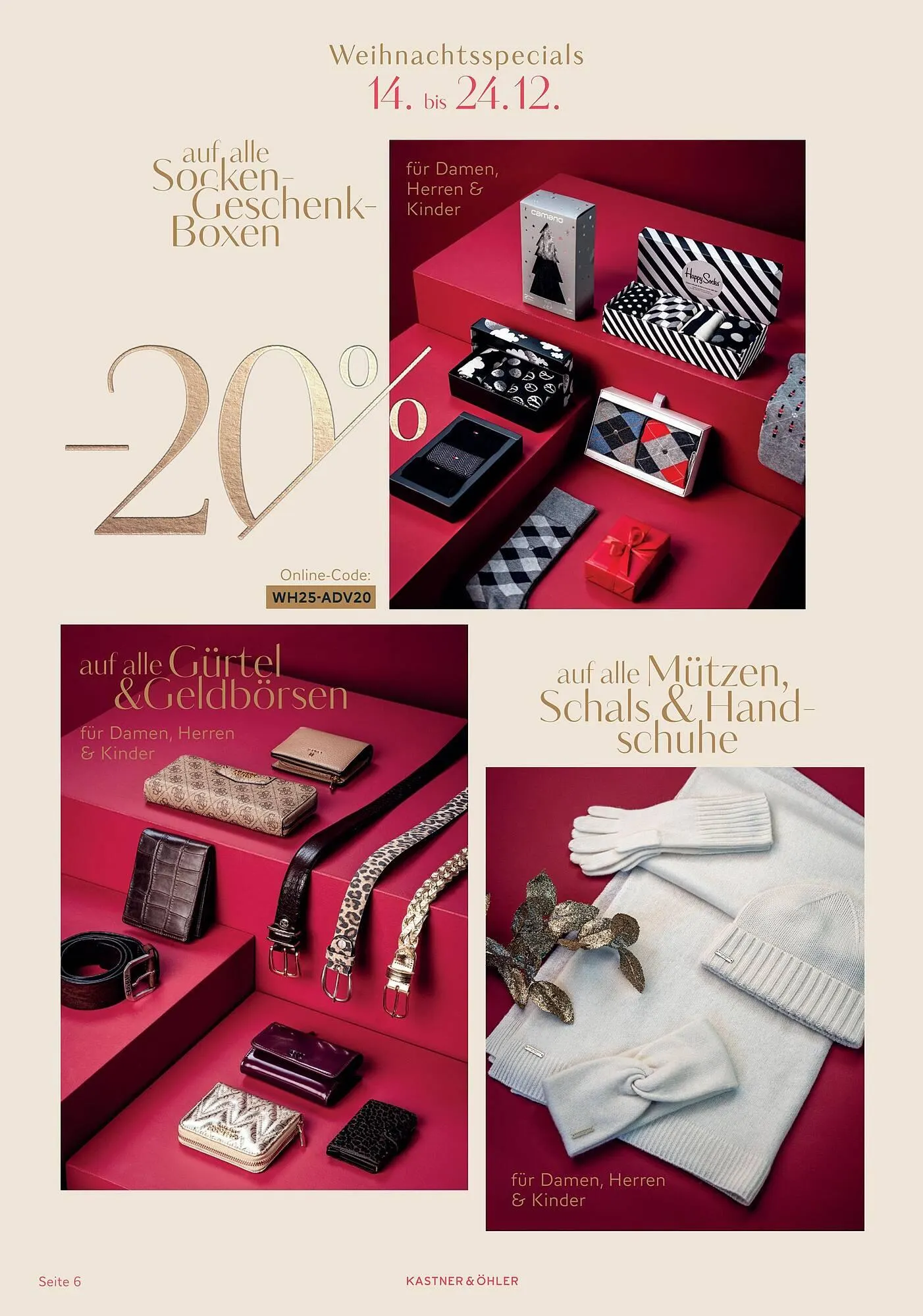 Kastner & Öhler Flugblatt von 10. Dezember bis 31. Dezember 2025 - Flugblätt seite 6