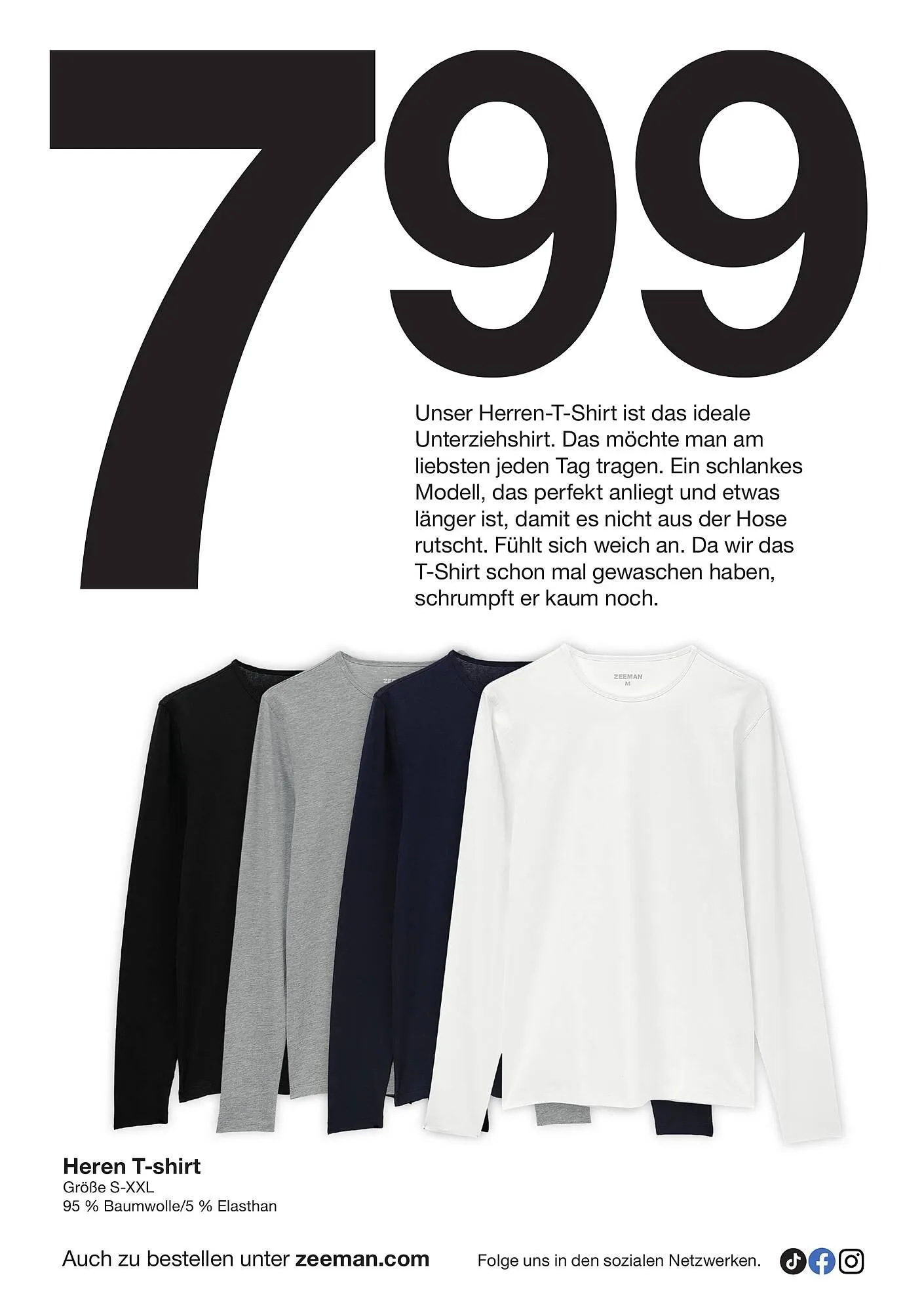 Zeeman Prospekt von 31. Jänner bis 6. Februar 2026 - Flugblätt seite 13