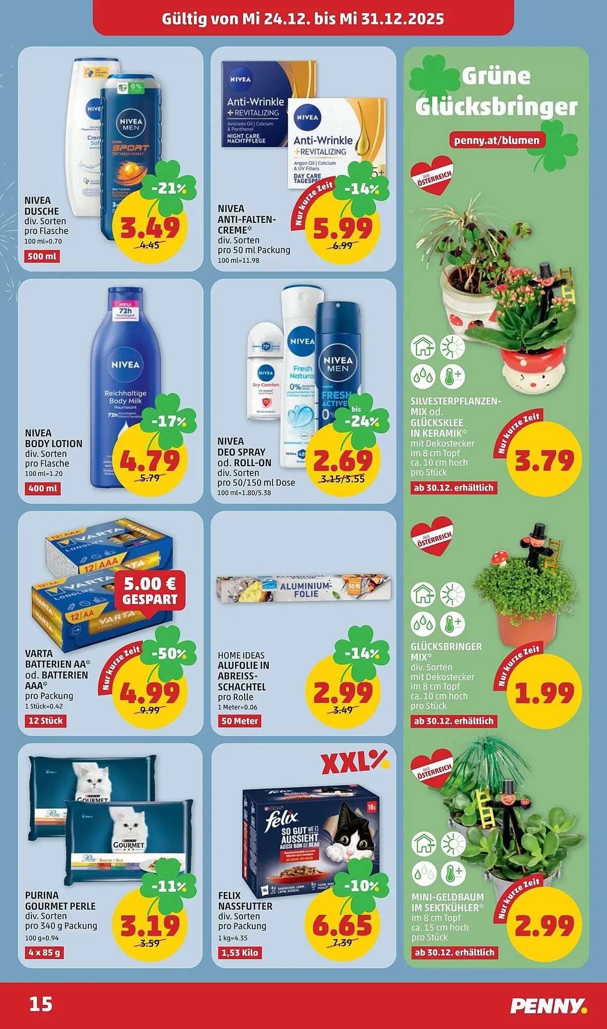 PENNY Flugblatt von 24. Dezember bis 31. Dezember 2025 - Flugblätt seite  15