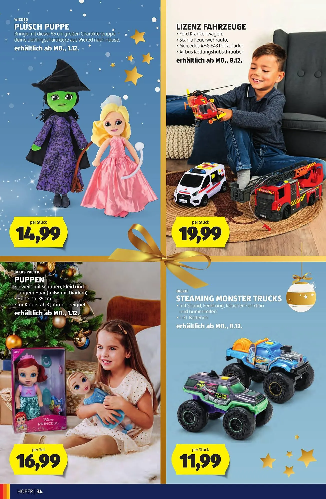 Hofer Flugblatt von 7. November bis 24. Dezember 2025 - Flugblätt seite  34