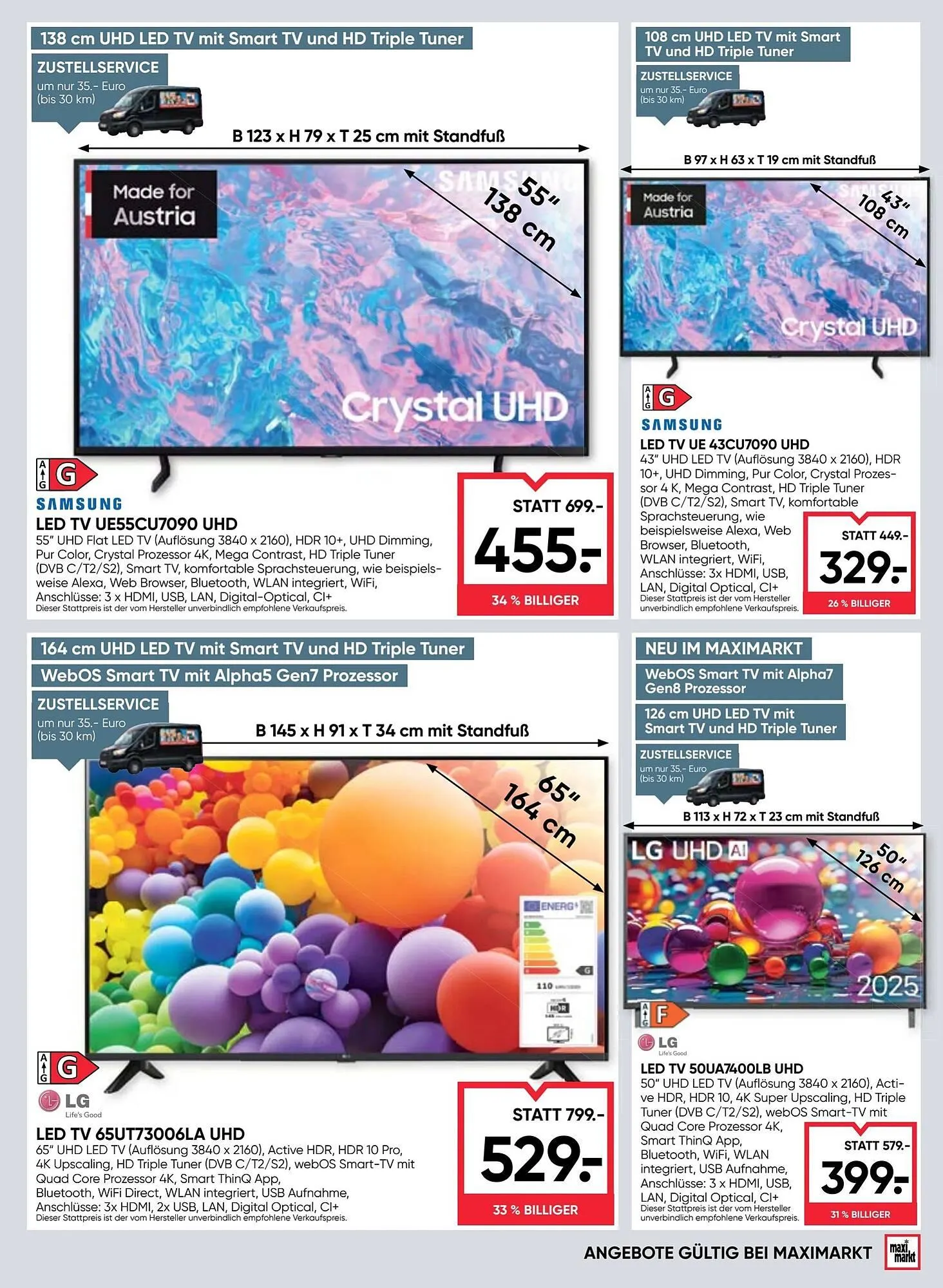 Maximarkt Flugblatt von 15. Jänner bis 21. Jänner 2026 - Flugblätt seite  19