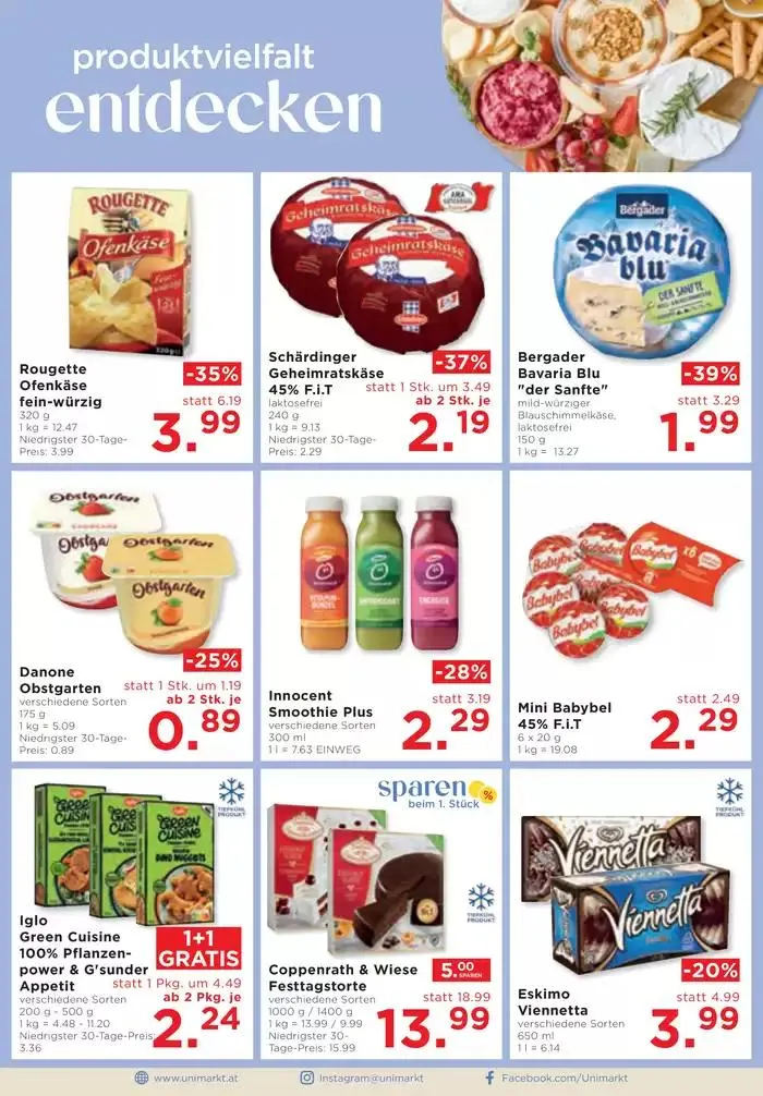 Unimarkt flugblatt von 27. November bis 3. Dezember 2024 - Flugblätt seite  6