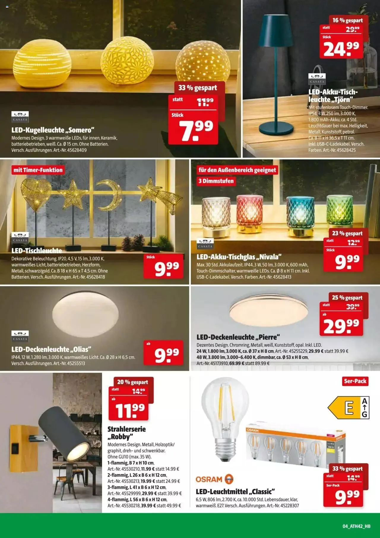 Hagebau Flugblatt von 6. Dezember bis 23. Dezember 2023 - Flugblätt seite  4