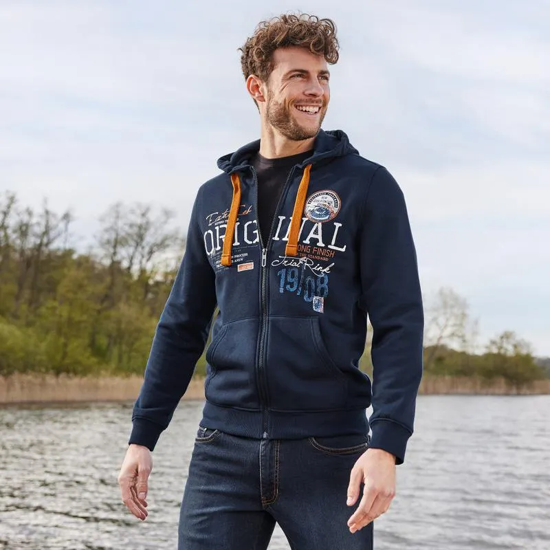 Herren-Sweatjacke mit Kapuze