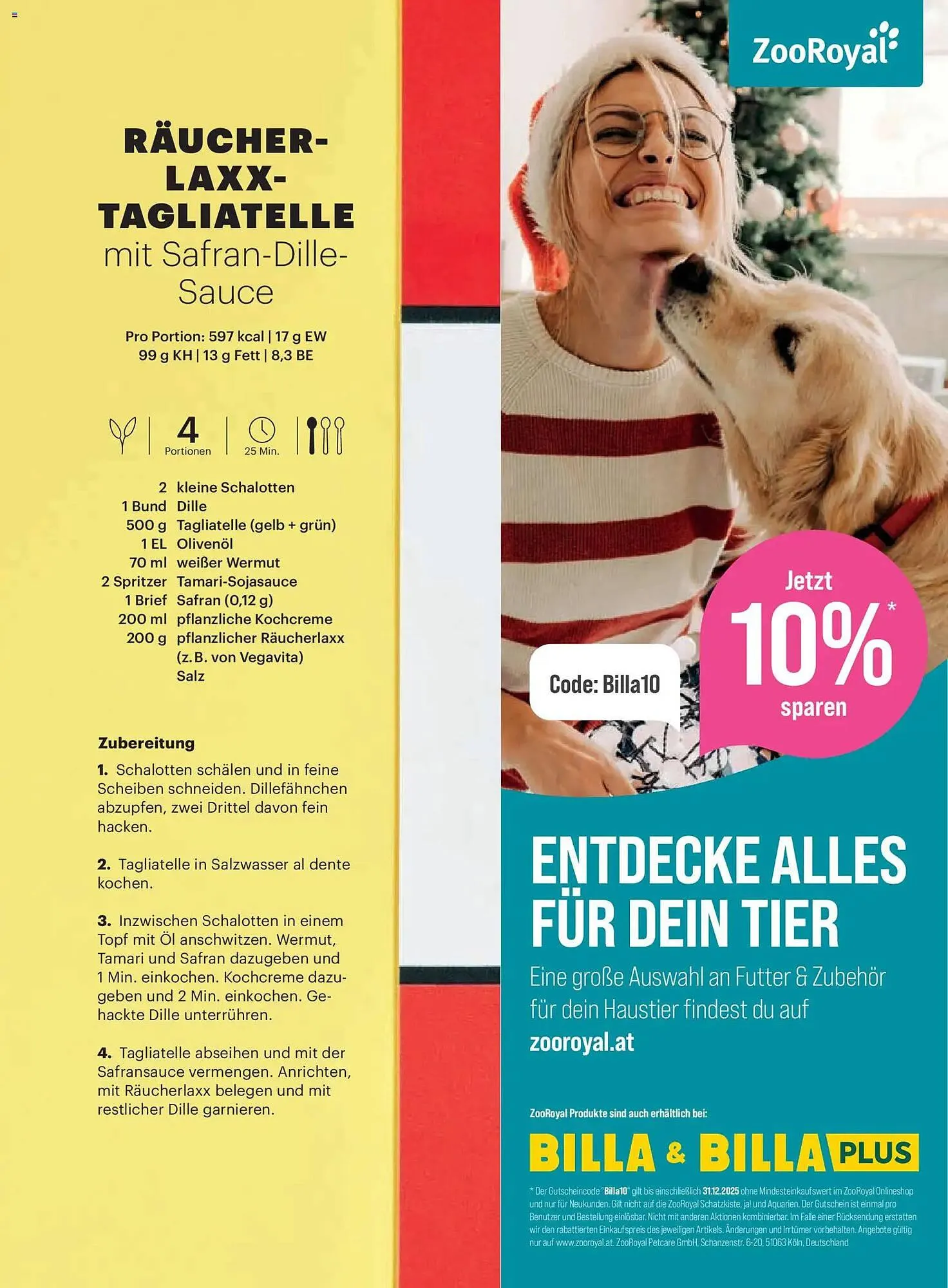 Billa Flugblatt von 1. Dezember bis 31. Dezember 2025 - Flugblätt seite  77