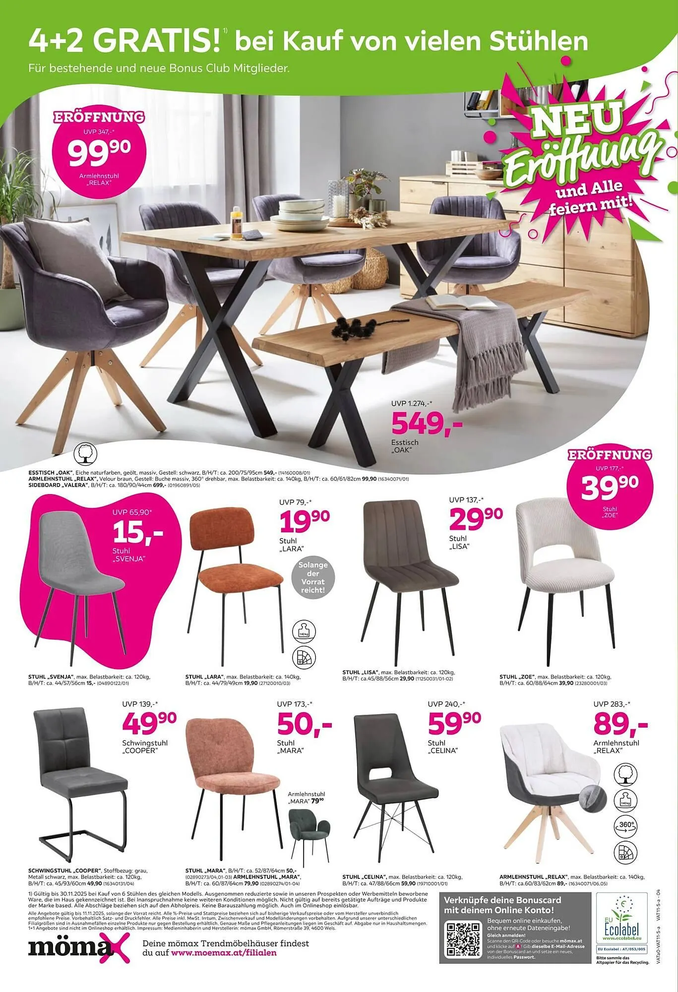 Mömax Flugblatt von 4. November bis 12. November 2025 - Flugblätt seite 12