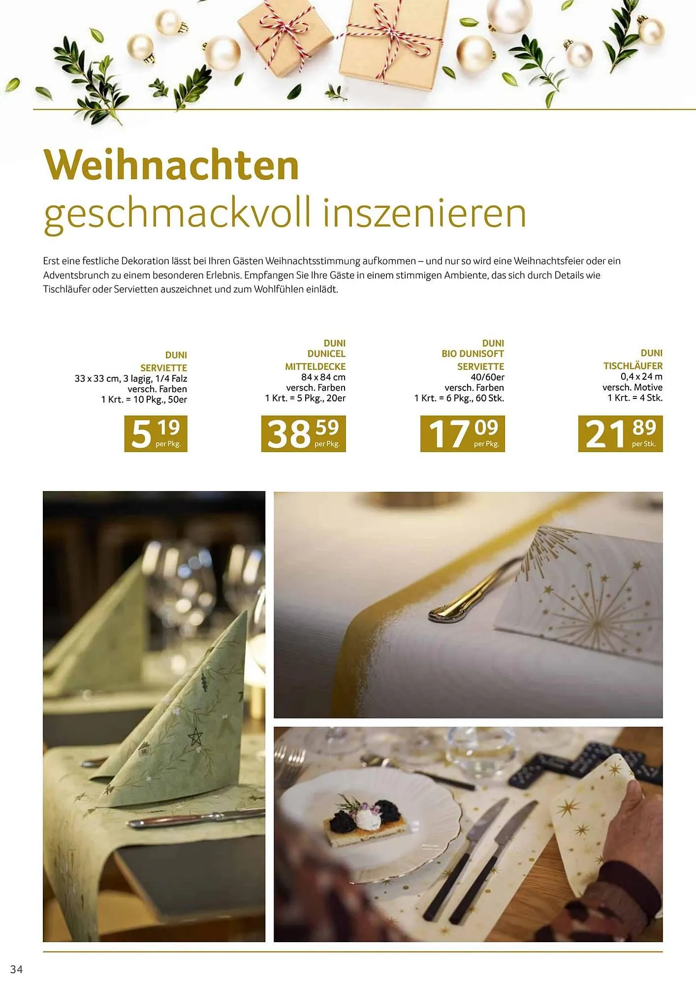 Transgourmet Flugblatt von 13. Oktober bis 24. Dezember 2025 - Flugblätt seite  34