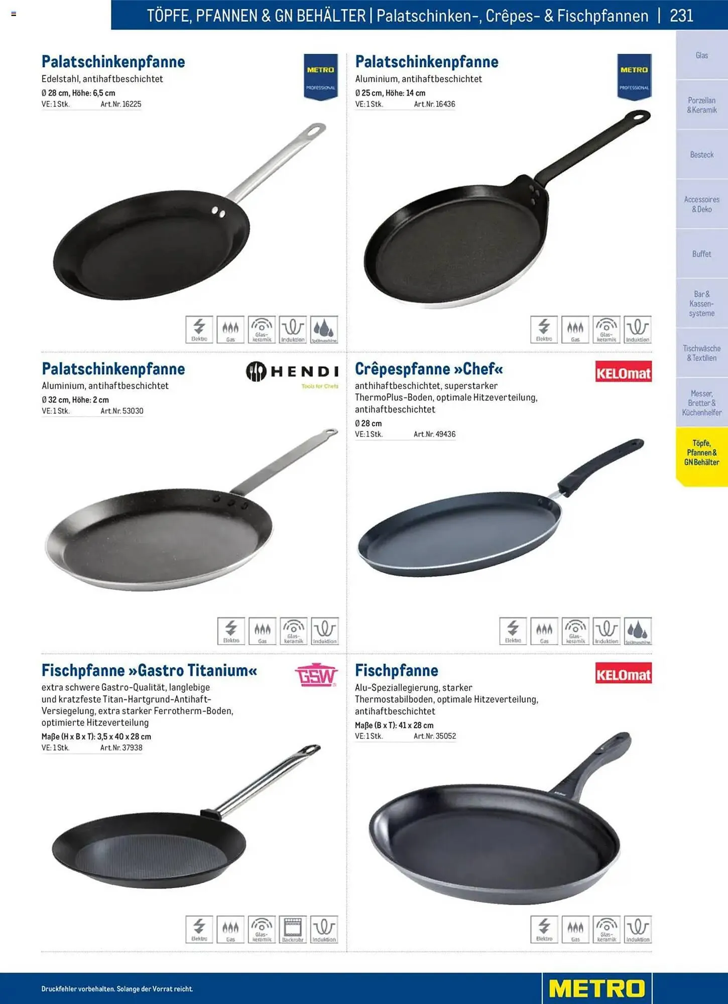 Metro Flugblatt von 2. Dezember bis 31. Dezember 2025 - Flugblätt seite  231