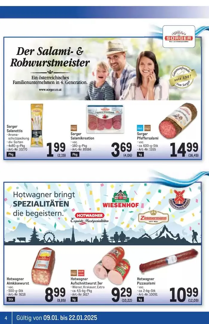 Rabatte und Aktionen von 8. Jänner bis 22. Jänner 2025 - Flugblätt seite  4
