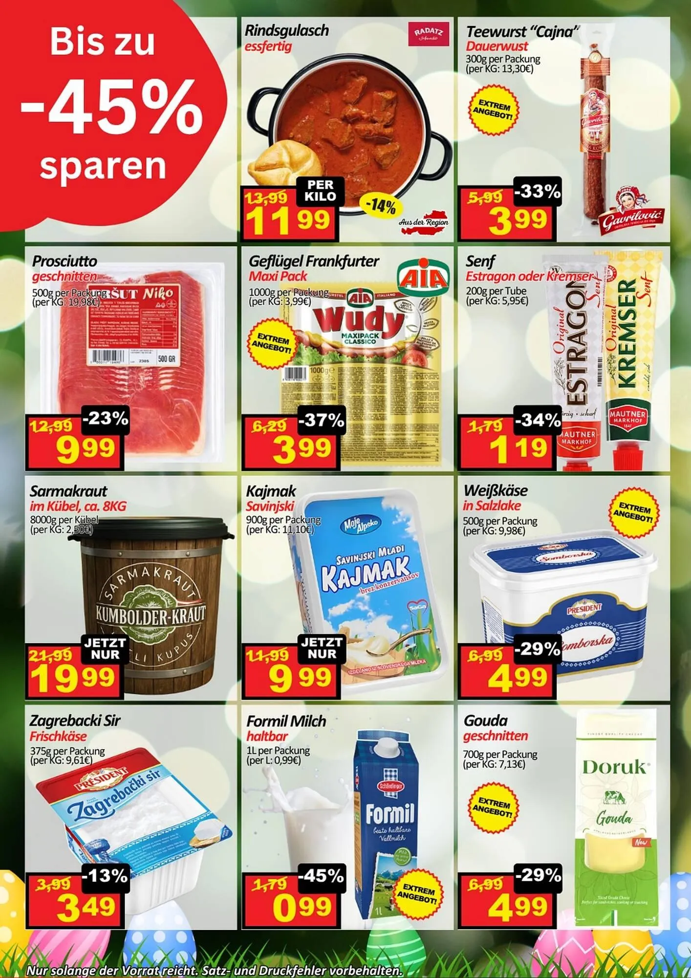 Wurstico Flugblatt von 26. März bis 8. April 2026 - Flugblätt seite  3