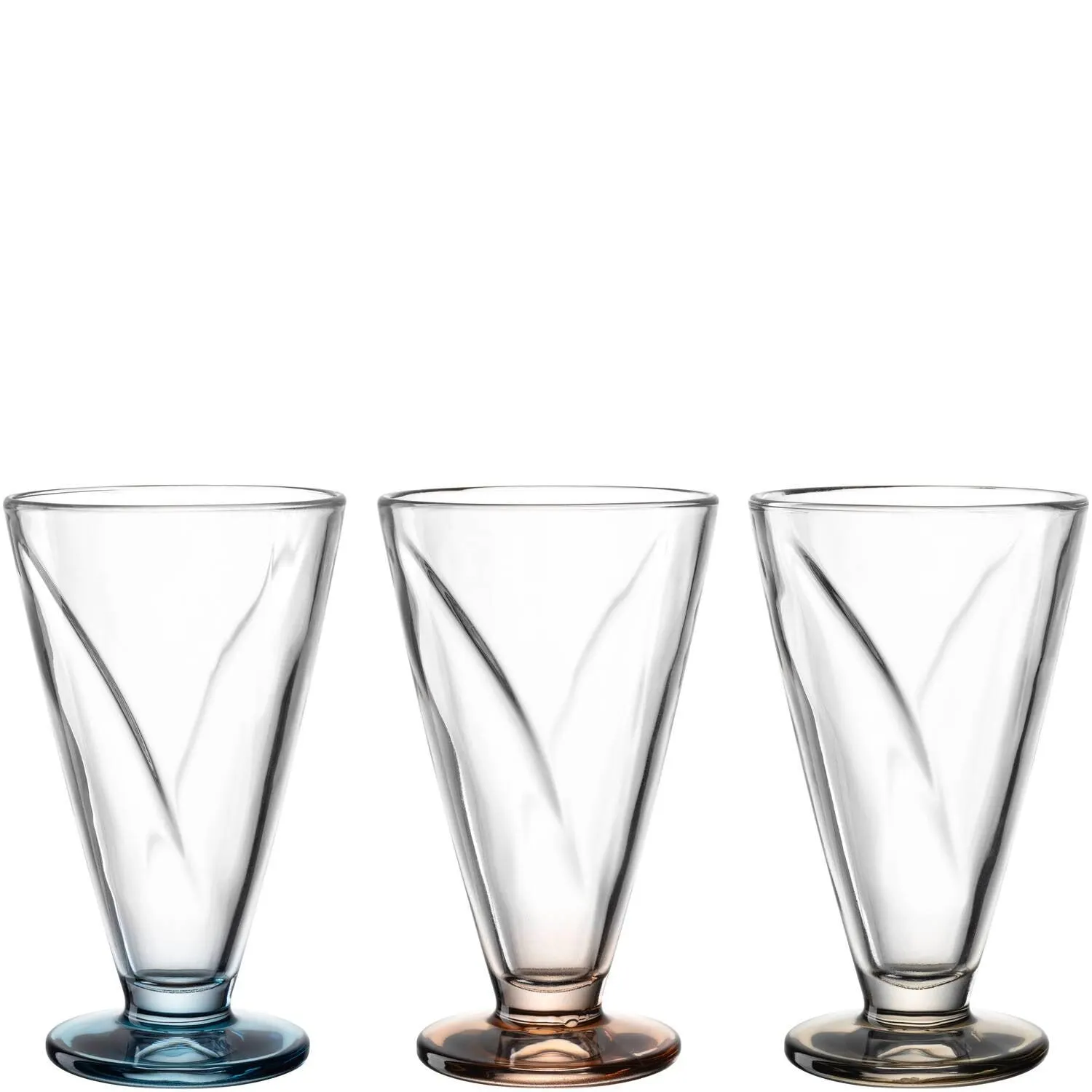 Eisbecher aus Glas CONO 360 ml 3er-Set
