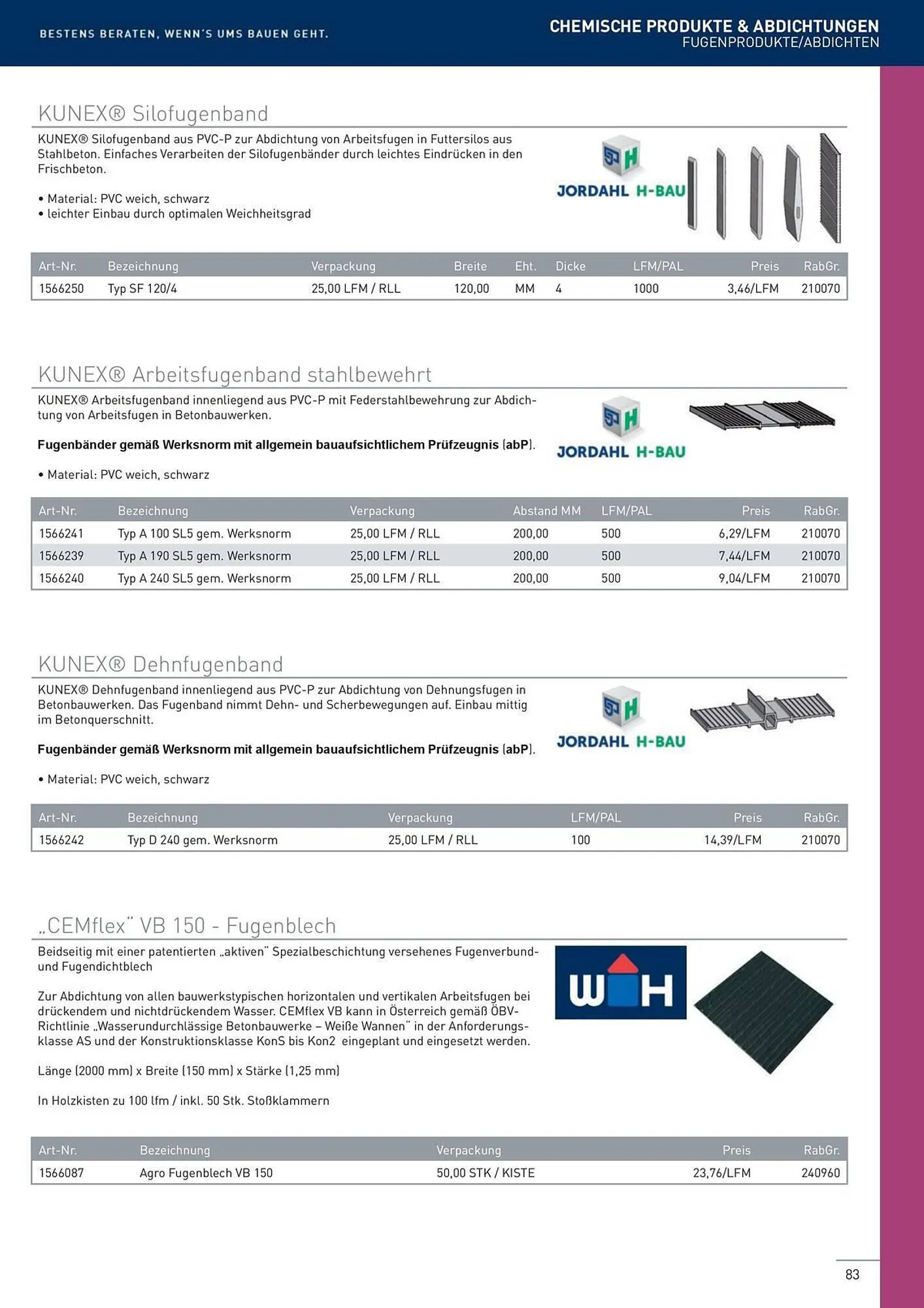 Würth Flugblatt von 22. Februar bis 31. Dezember 2024 - Flugblätt seite 83