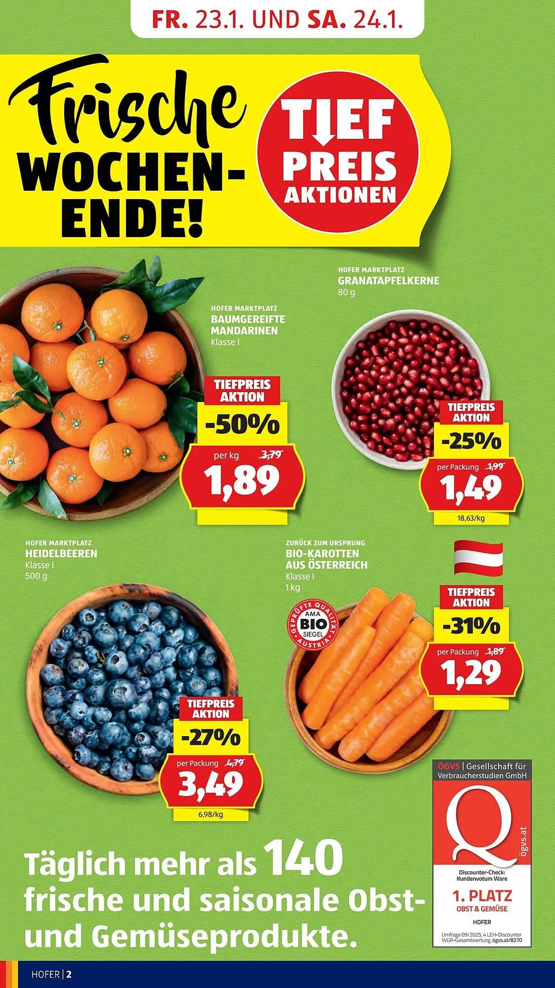 Hofer Flugblatt von 23. Jänner bis 30. Jänner 2026 - Flugblätt seite  4
