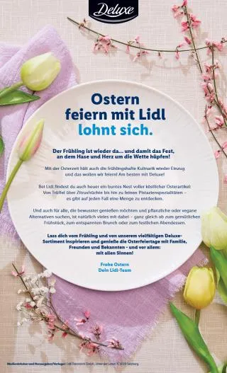 Lidl Flugblatt - Deluxe Ostern von 1. März bis 4. April 2026 - Flugblätt seite  2