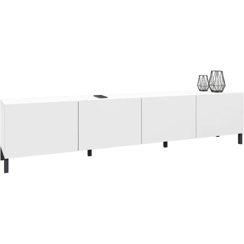 borchardt Möbel Lowboard »Sophia, TV-Schrank mit Metallfüßen« Breite 200 cm, 4-türig, Design Made in Germany