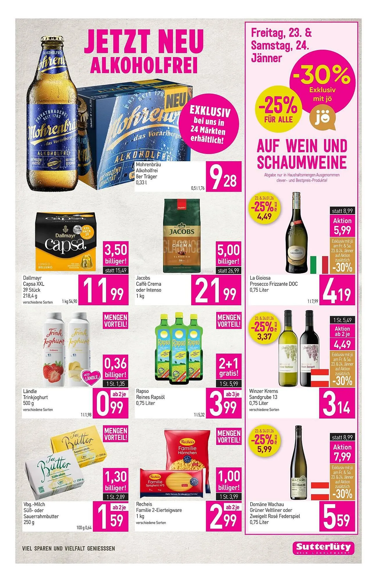Sutterlüty Flugblatt von 22. Jänner bis 27. Jänner 2026 - Flugblätt seite  11
