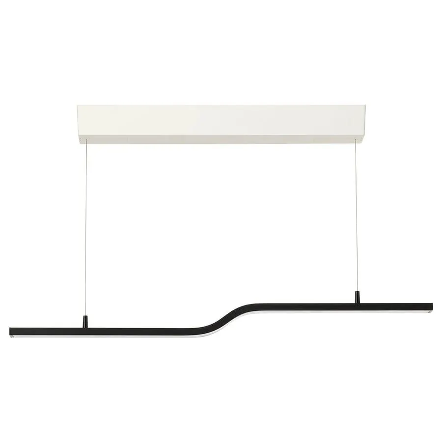 PILSKOTT LED-Hängeleuchte, smart schwarz, 97 cm