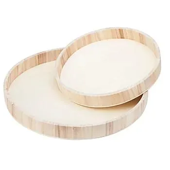 Tablett-Set aus Holz, 2 Stück