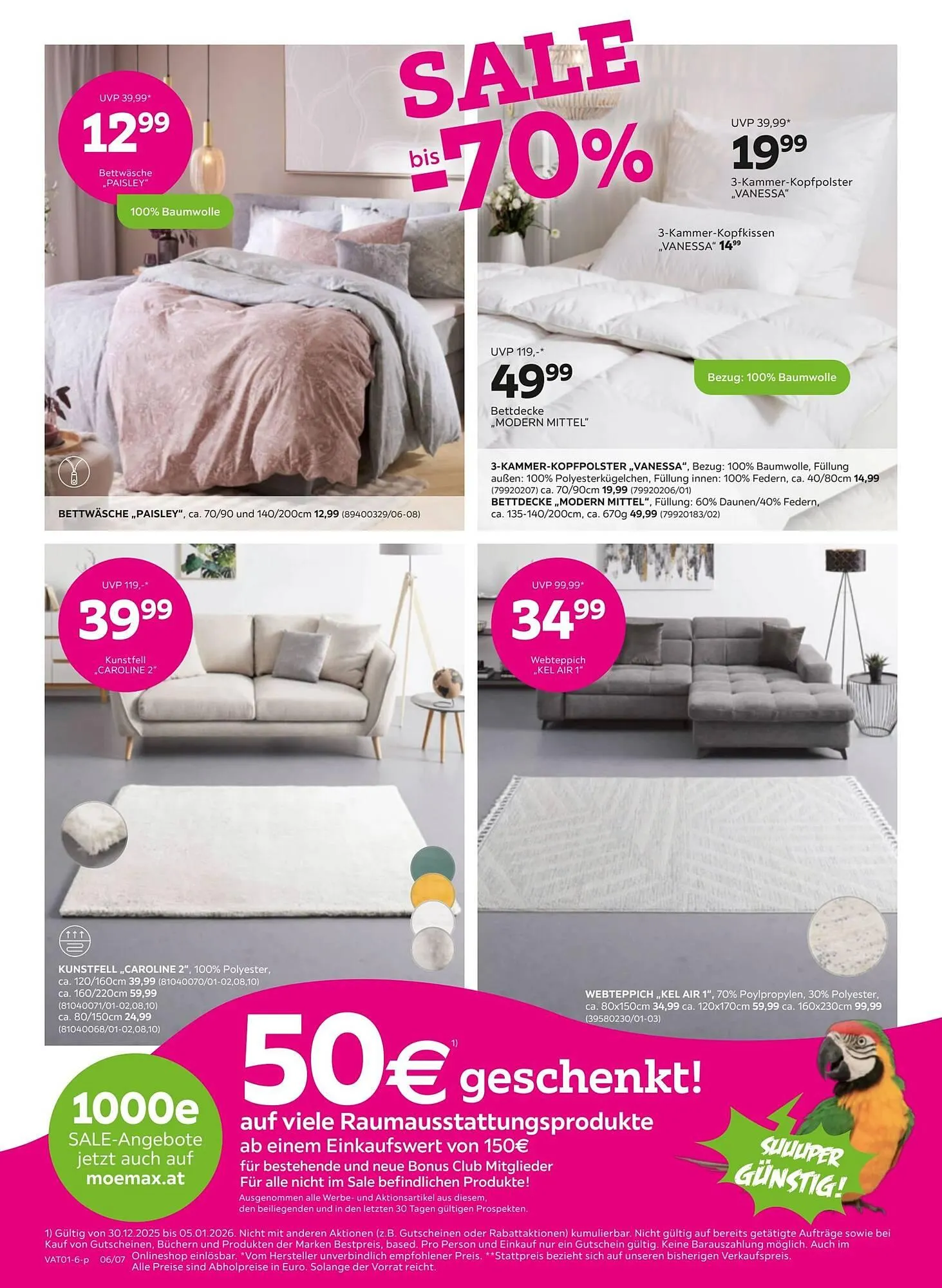Mömax Flugblatt von 28. Dezember bis 6. Jänner 2026 - Flugblätt seite  6