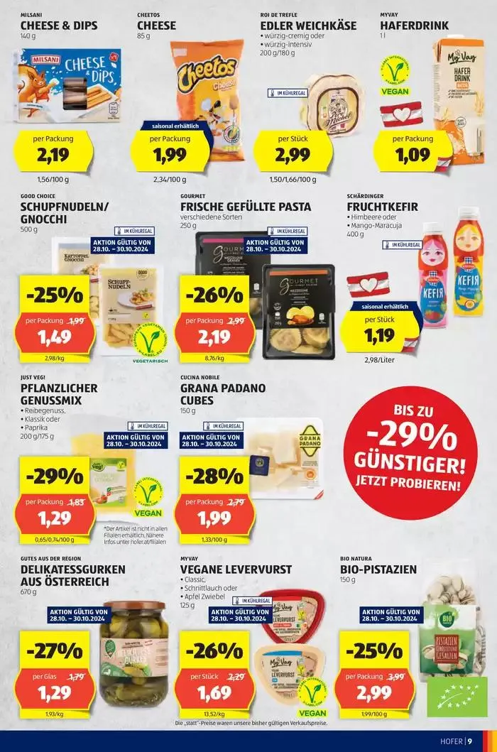 Blättern Sie online im HOFER Flugblatt von 23. Oktober bis 6. November 2024 - Flugblätt seite 11