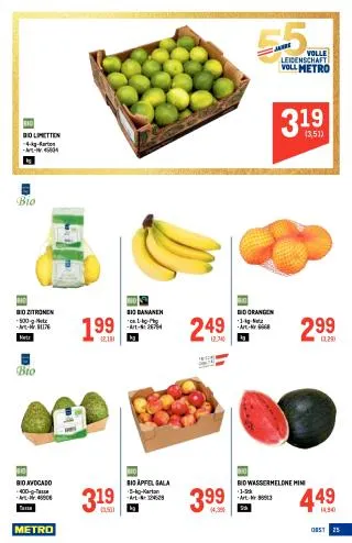 METRO Flugblatt Food - Profi von 11. Juni bis 24. Juni 2026 - Flugblätt seite  25
