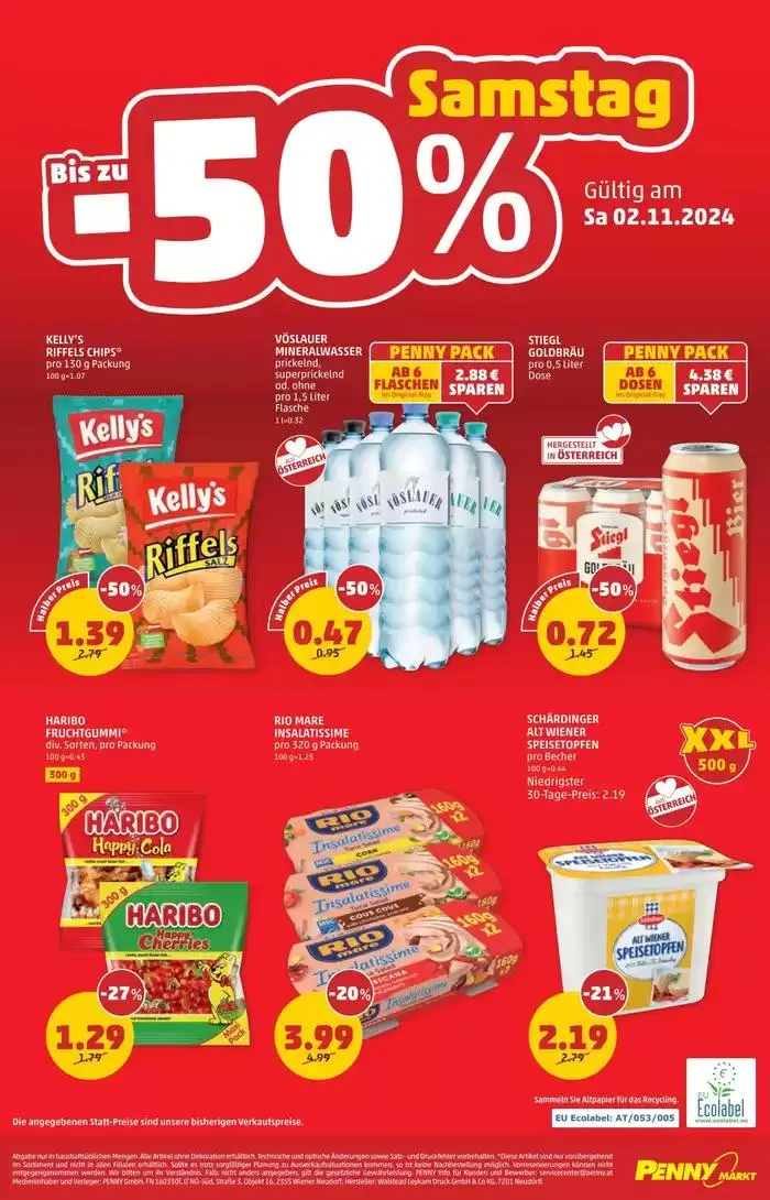 Tolle Rabatte auf ausgewählte Produkte von 25. Oktober bis 8. November 2024 - Flugblätt seite 20