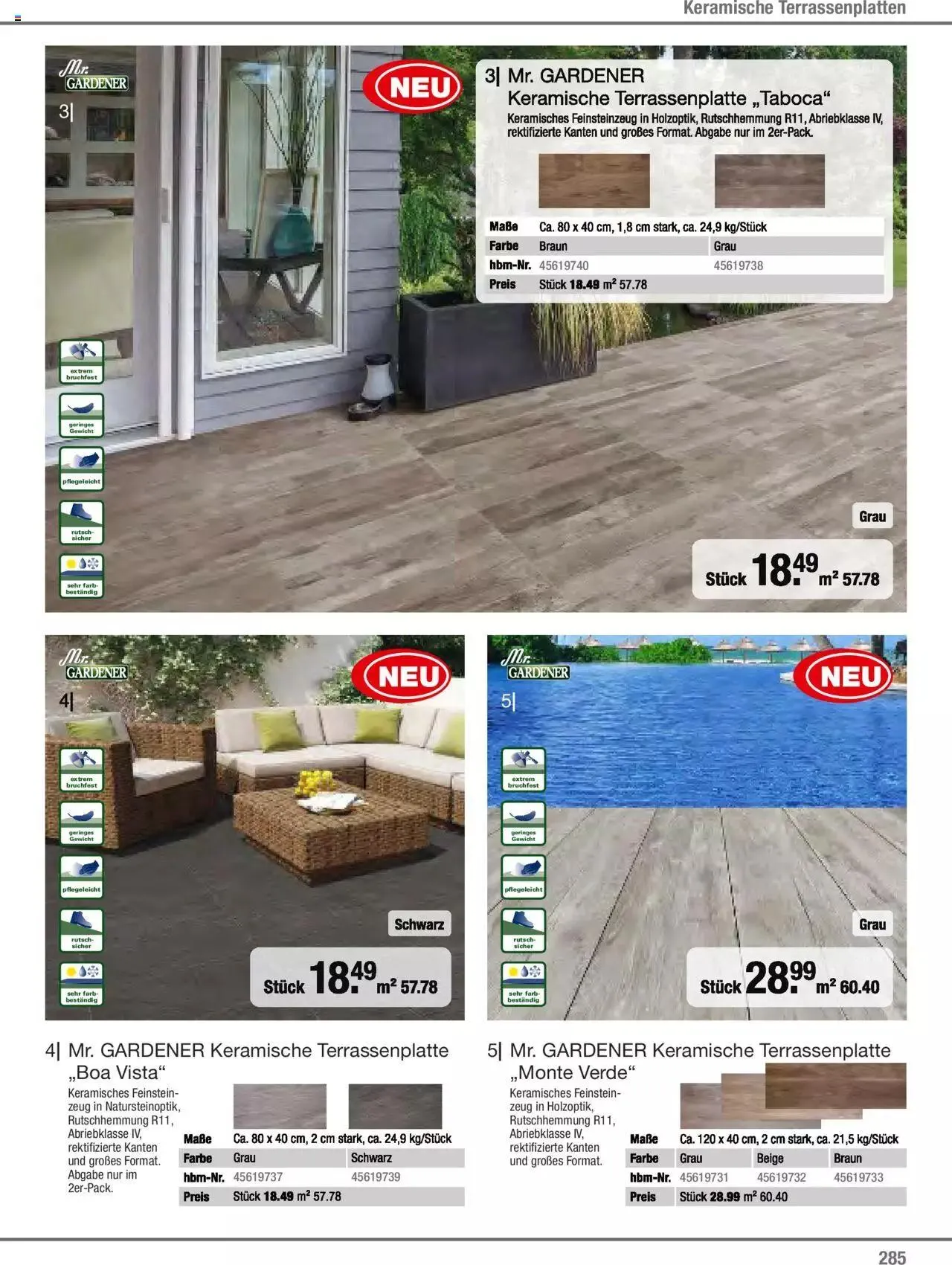 Hagebau Gartenjahr 2023 von 7. März bis 31. Dezember 2023 - Flugblätt seite  285