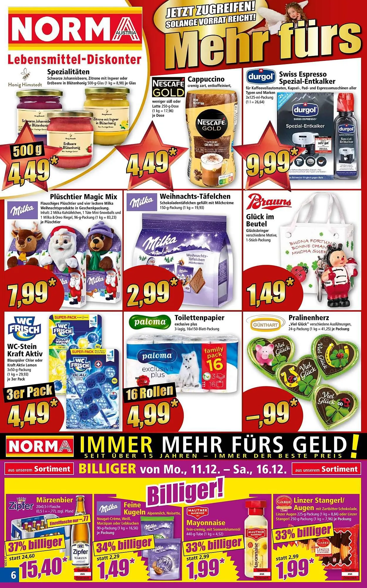 Norma Flugblatt von 11. Dezember bis 16. Dezember 2023 - Flugblätt seite  6