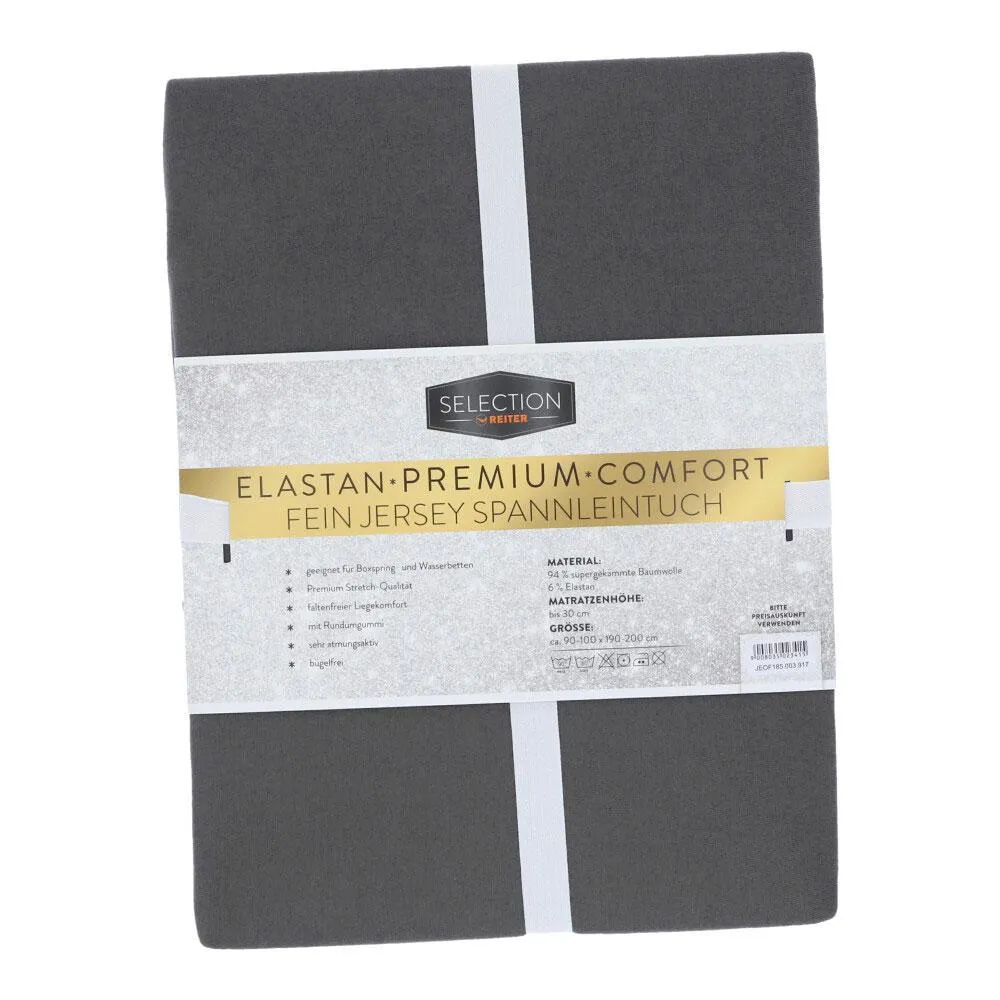 Jerseyleintuch mit Elastan