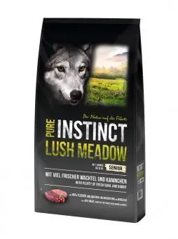 PURE INSTINCT Lush Meadow Senior 12 kg mit Kaninchen und Wachtel