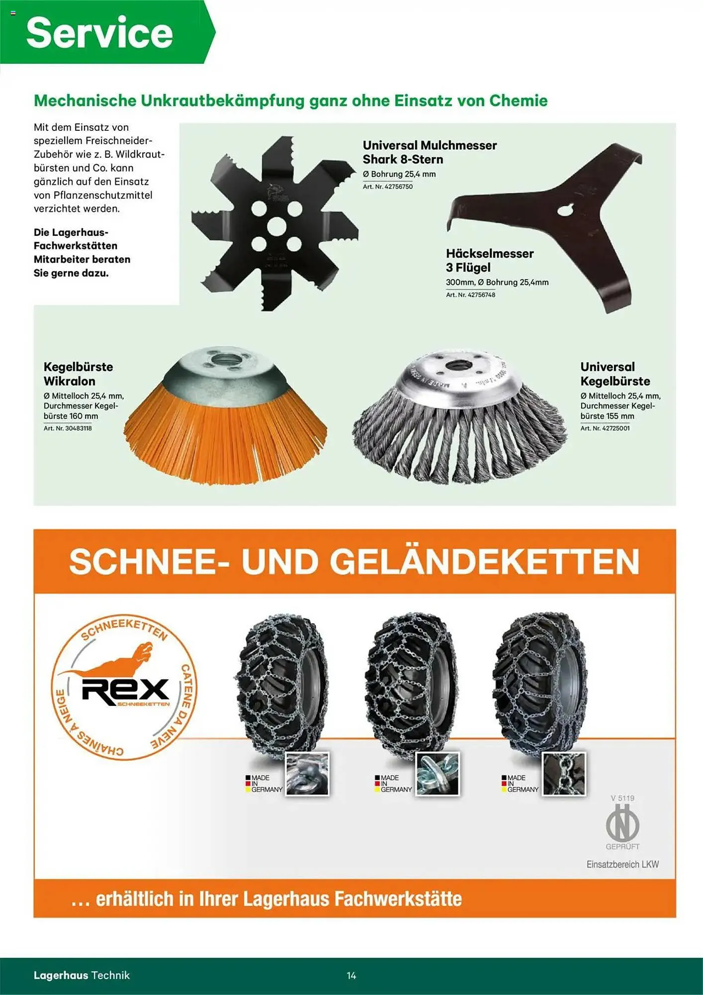 Lagerhaus Flugblatt von 25. September bis 30. November 2025 - Flugblätt seite  14