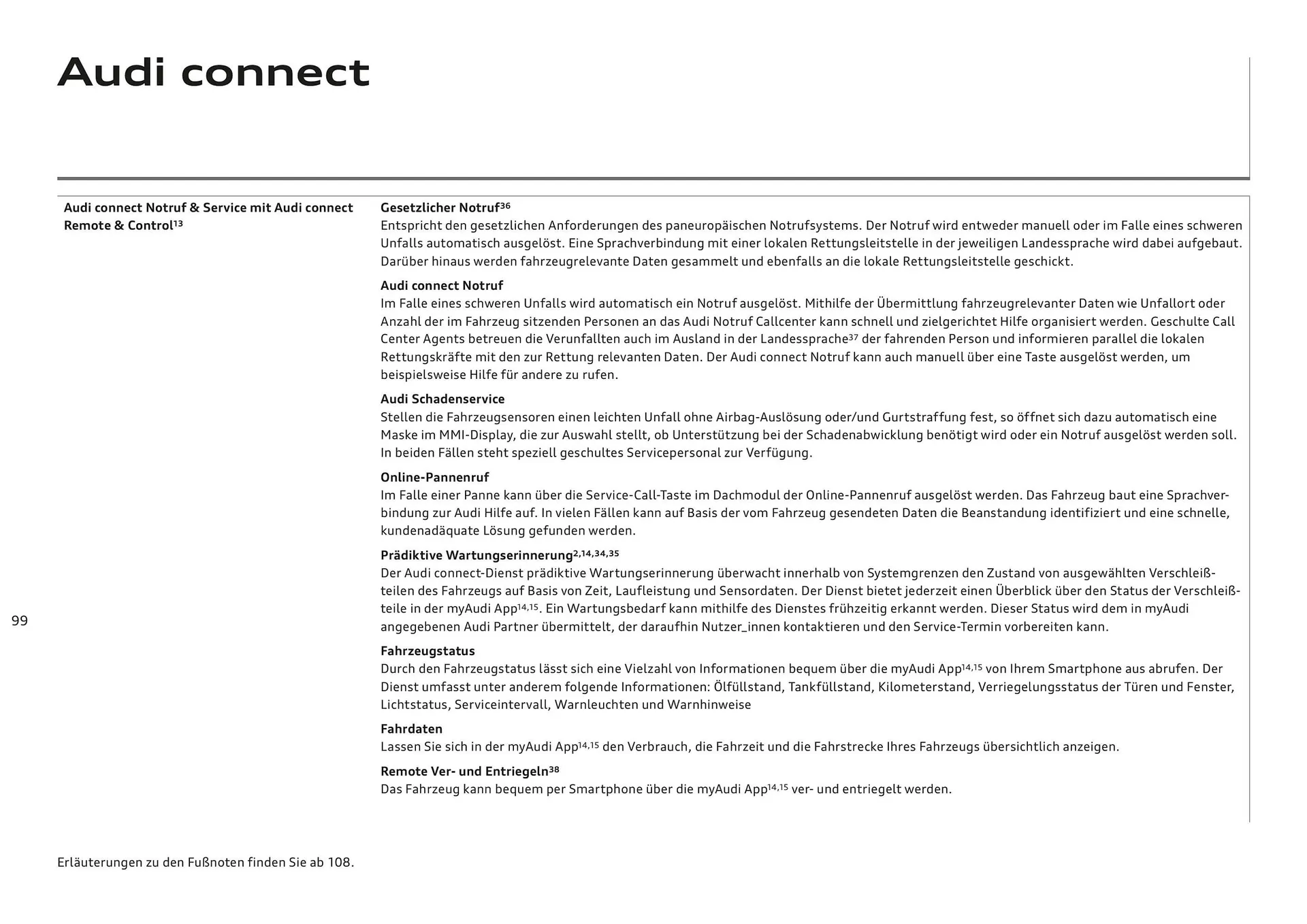 Audi Flugblatt von 20. November bis 22. Juli 2026 - Flugblätt seite  98