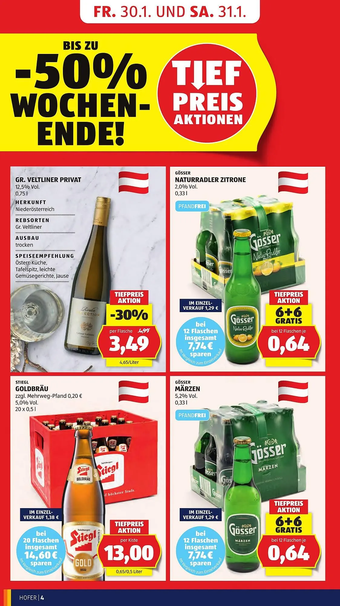 Hofer Flugblatt von 30. Jänner bis 5. Februar 2026 - Flugblätt seite  6