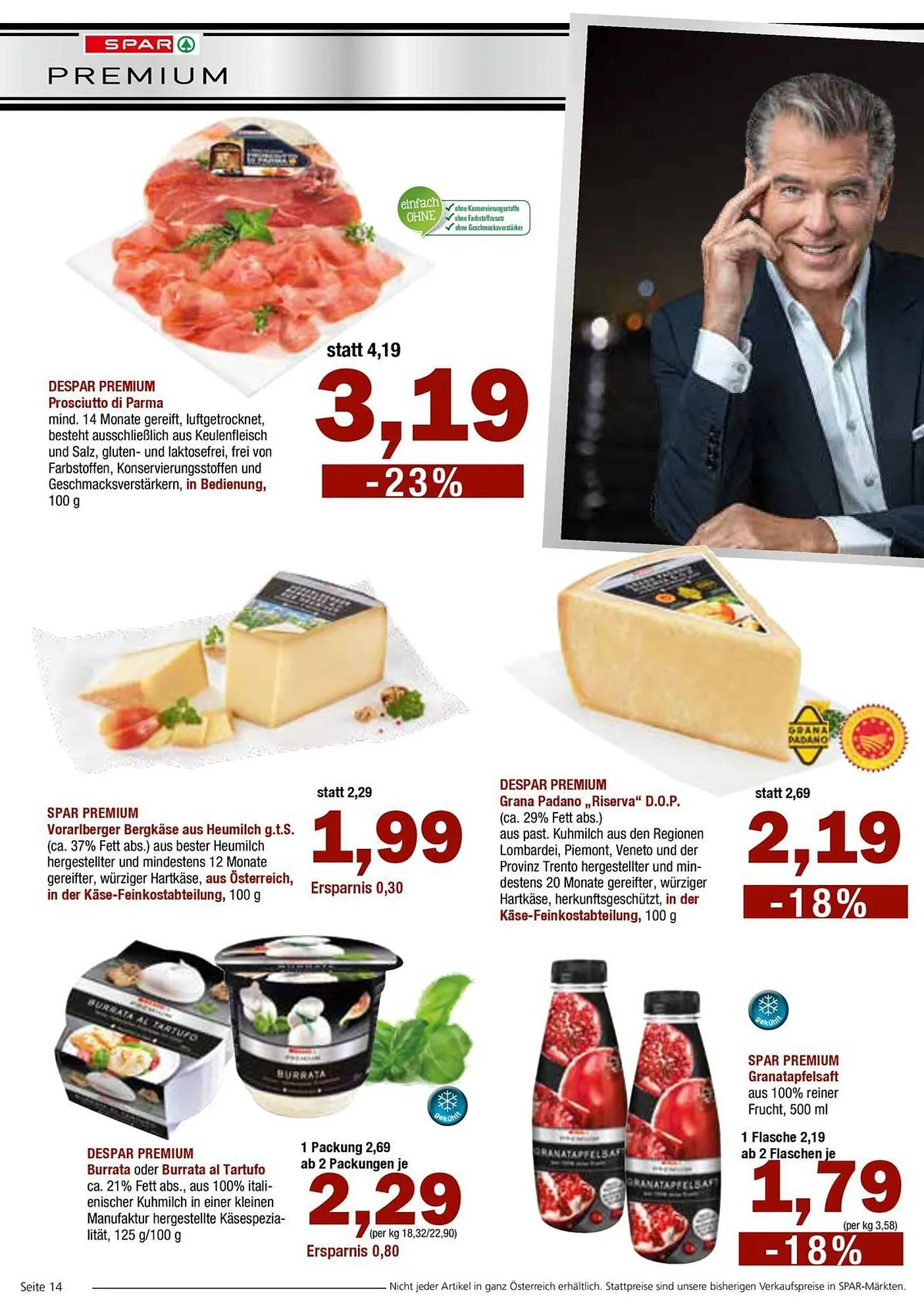 Spar Flugblatt von 26. März bis 3. April 2024 - Flugblätt seite 14