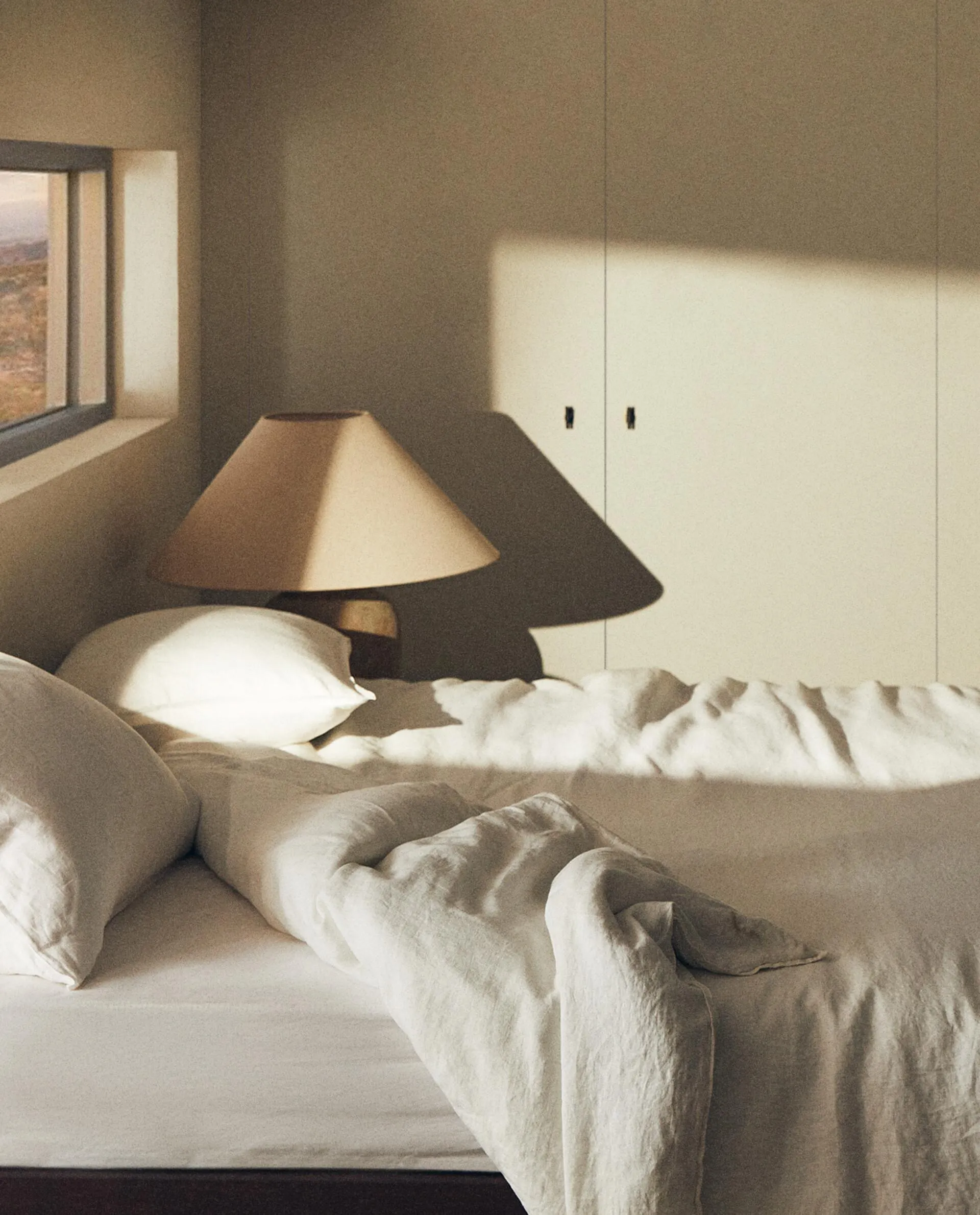 (FADENDICHTE 160) BETTBEZUG AUS GEWASCHENEM LEINEN