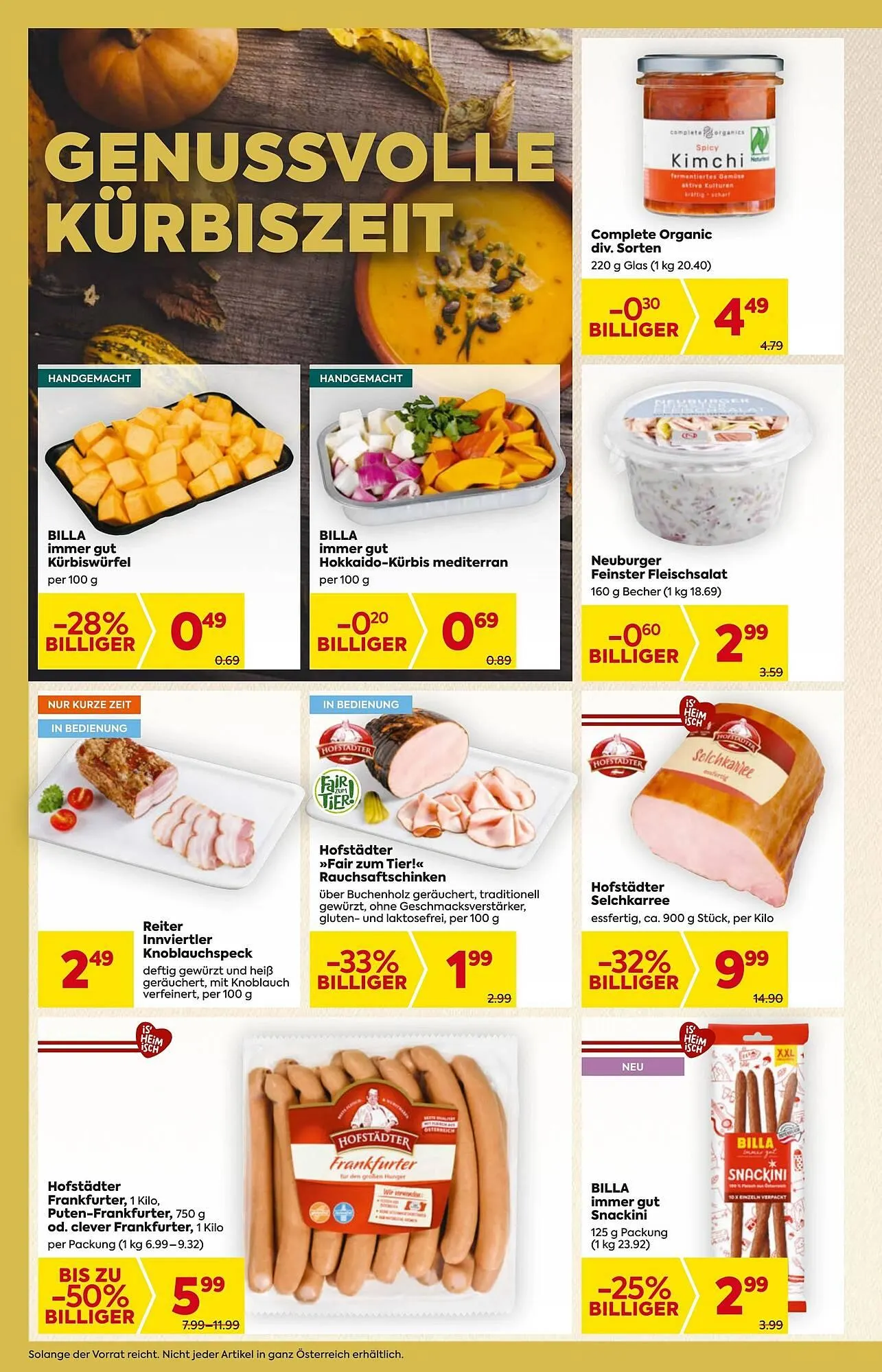 Billa Flugblatt von 13. November bis 19. November 2025 - Flugblätt seite 12