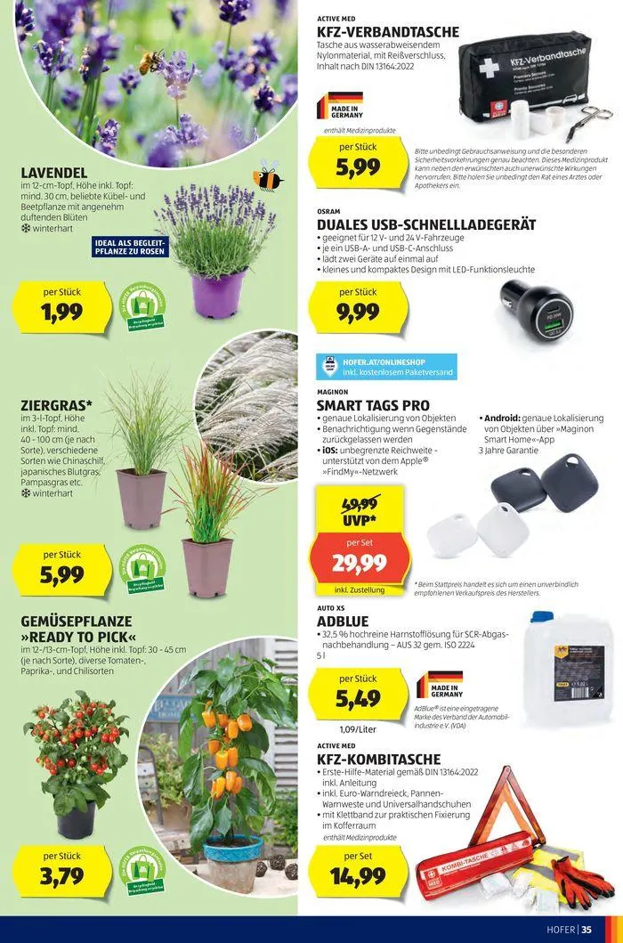 Blättern Sie online im HOFER Flugblatt von 22. Mai bis 5. Juni 2024 - Flugblätt seite 39