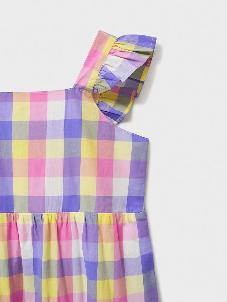 Crew Clothing 100% Cotton Tiered Dress