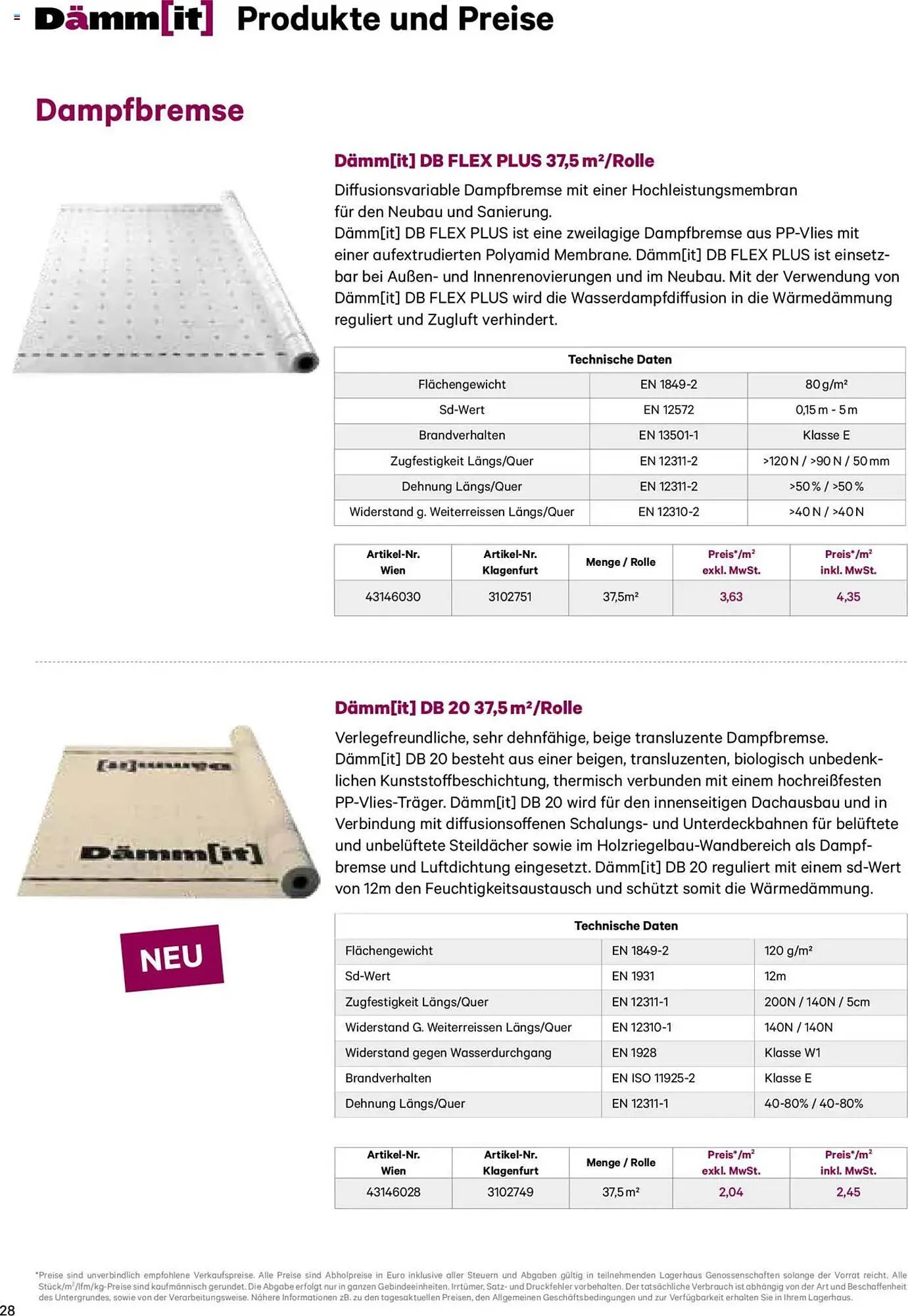 Lagerhaus Flugblatt von 8. Jänner bis 31. Dezember 2025 - Flugblätt seite  28