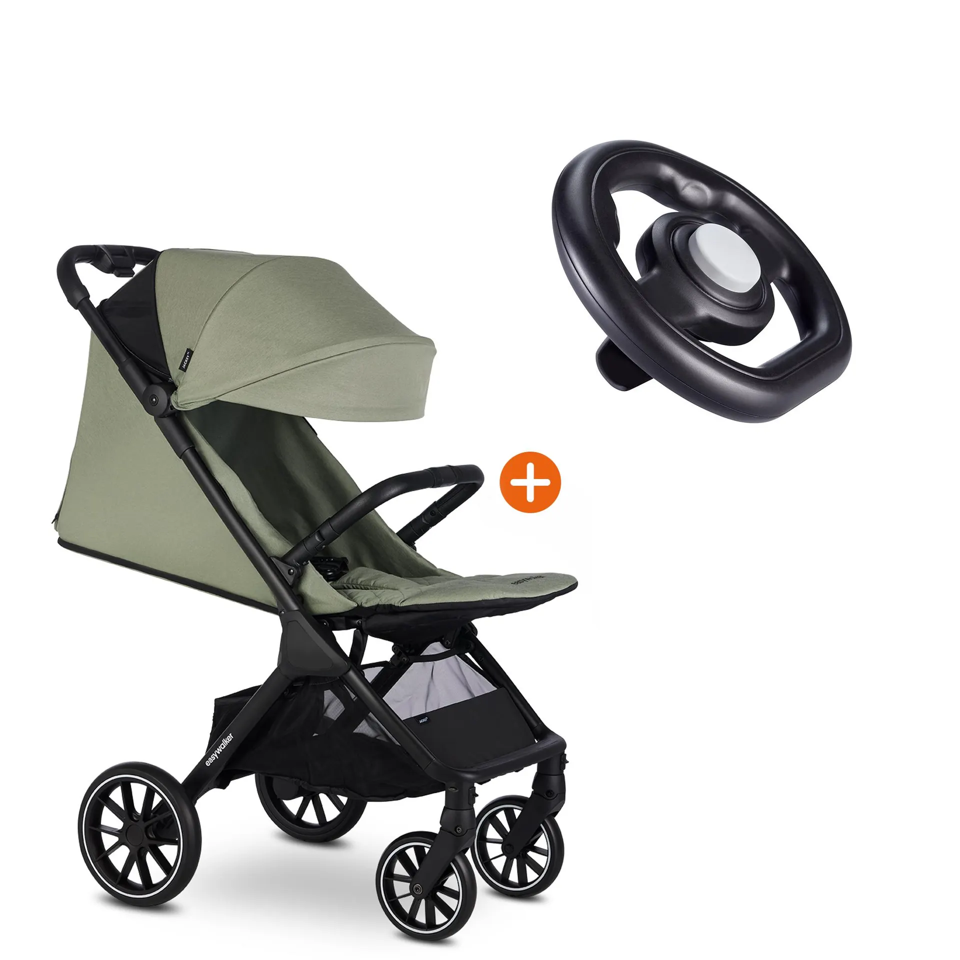 Jackey XL Sage Green mit Lenkrad