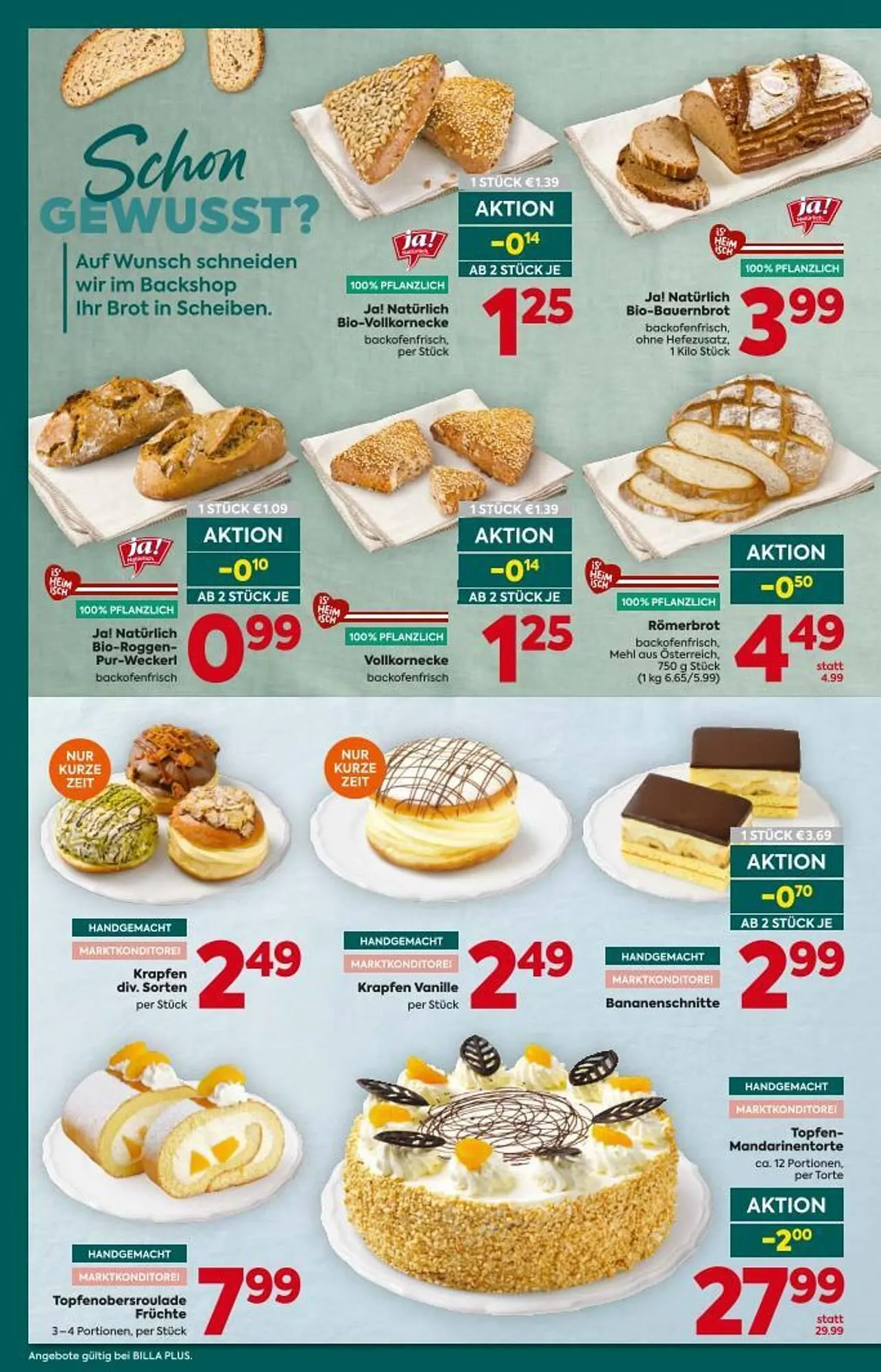 Billa Corso Flugblatt von 15. Jänner bis 21. Jänner 2026 - Flugblätt seite  14